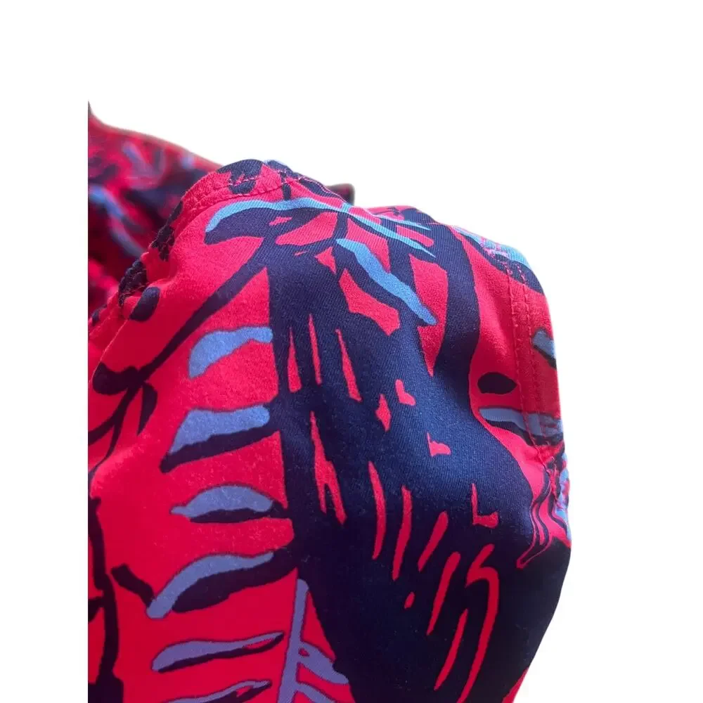 Lilly Pulitzer Bobby Rashguard Set Up Size 4 Ruby Red Heron My Own